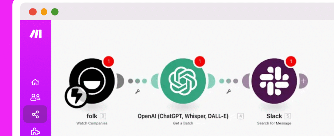 Révolutionnez vos Ventes avec l’IA : 4 Façons de Propulser votre Équipe avec Make et folk CRM