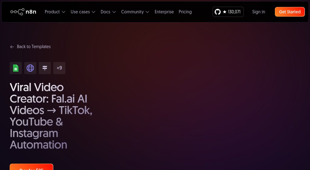 Comment automatiser vos vidéos virales TikTok & Instagram avec Fal.ai, GPT-4 et n8n : La recette (presque) magique