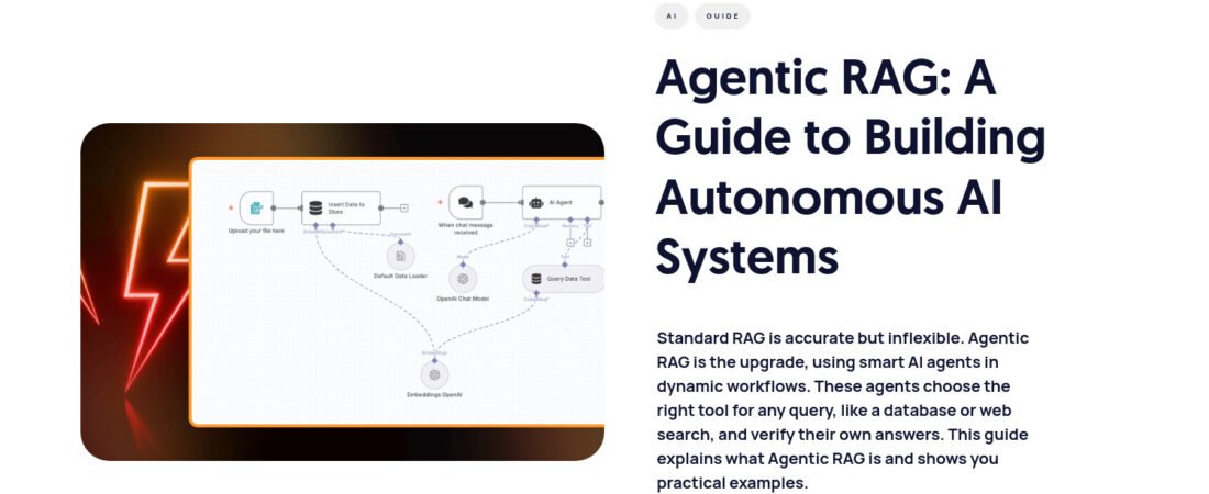 Agentic RAG : Construisez des systèmes d’IA vraiment autonomes (et intelligents !)