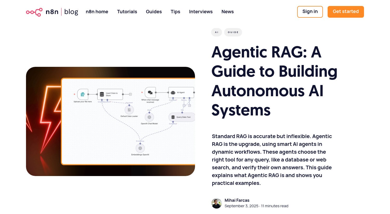 Agentic RAG : Construisez des systèmes d’IA vraiment autonomes (et intelligents !)