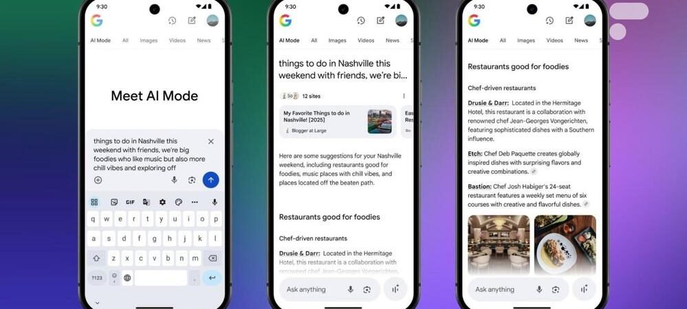 Recherche Google : l’IA débarque en Europe… sauf en France, snif !