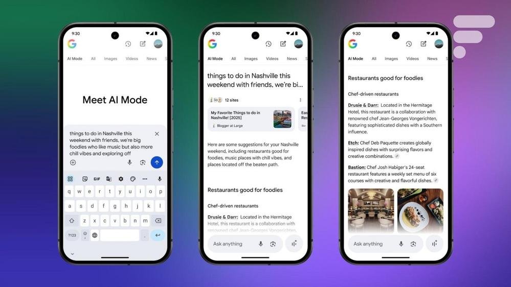 Recherche Google : l’IA débarque en Europe… sauf en France, snif !