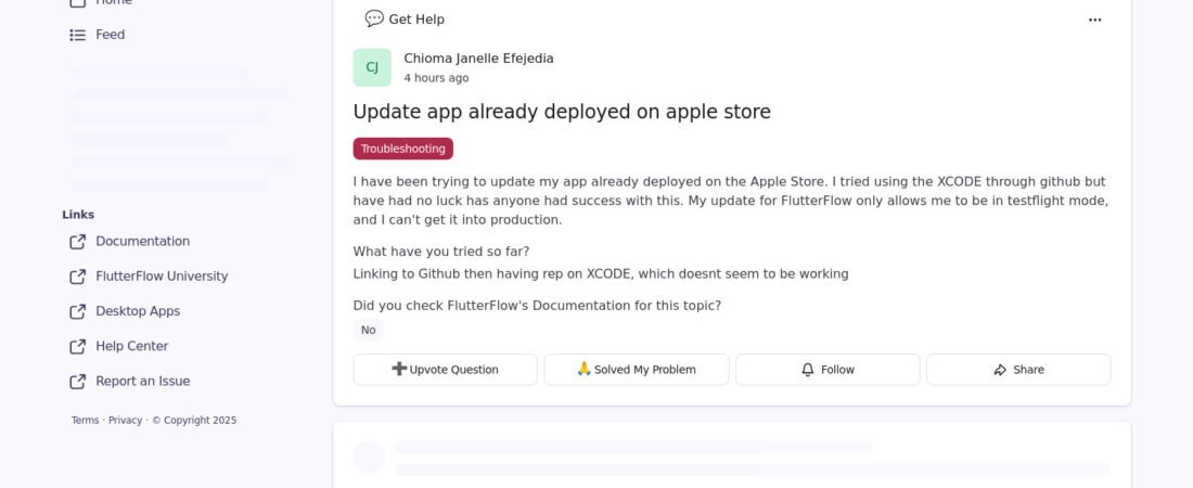 Comment (vraiment) mettre à jour votre app FlutterFlow déjà en ligne sur l’Apple Store ? Le guide étape par étape sans prise de tête