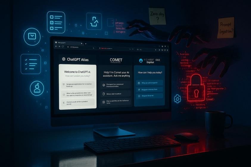 Navigateur IA : L’innovation qui met vos données sur la sellette ? Les surprenants risques de ChatGPT Atlas, Comet et Copilot révélés !