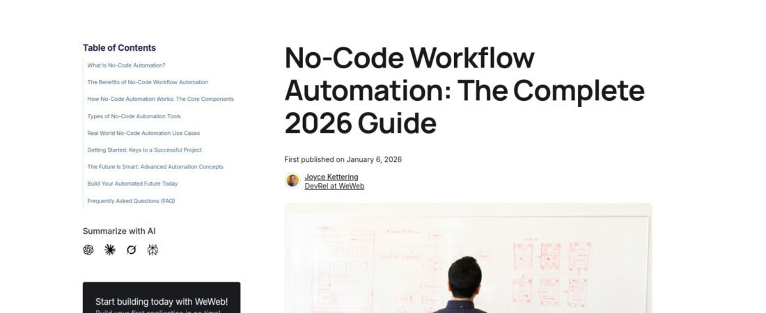 No-Code Workflow Automation : Comment automatiser sans coder en 2026 (Guide ultime avec conseils, exemples et humour !)