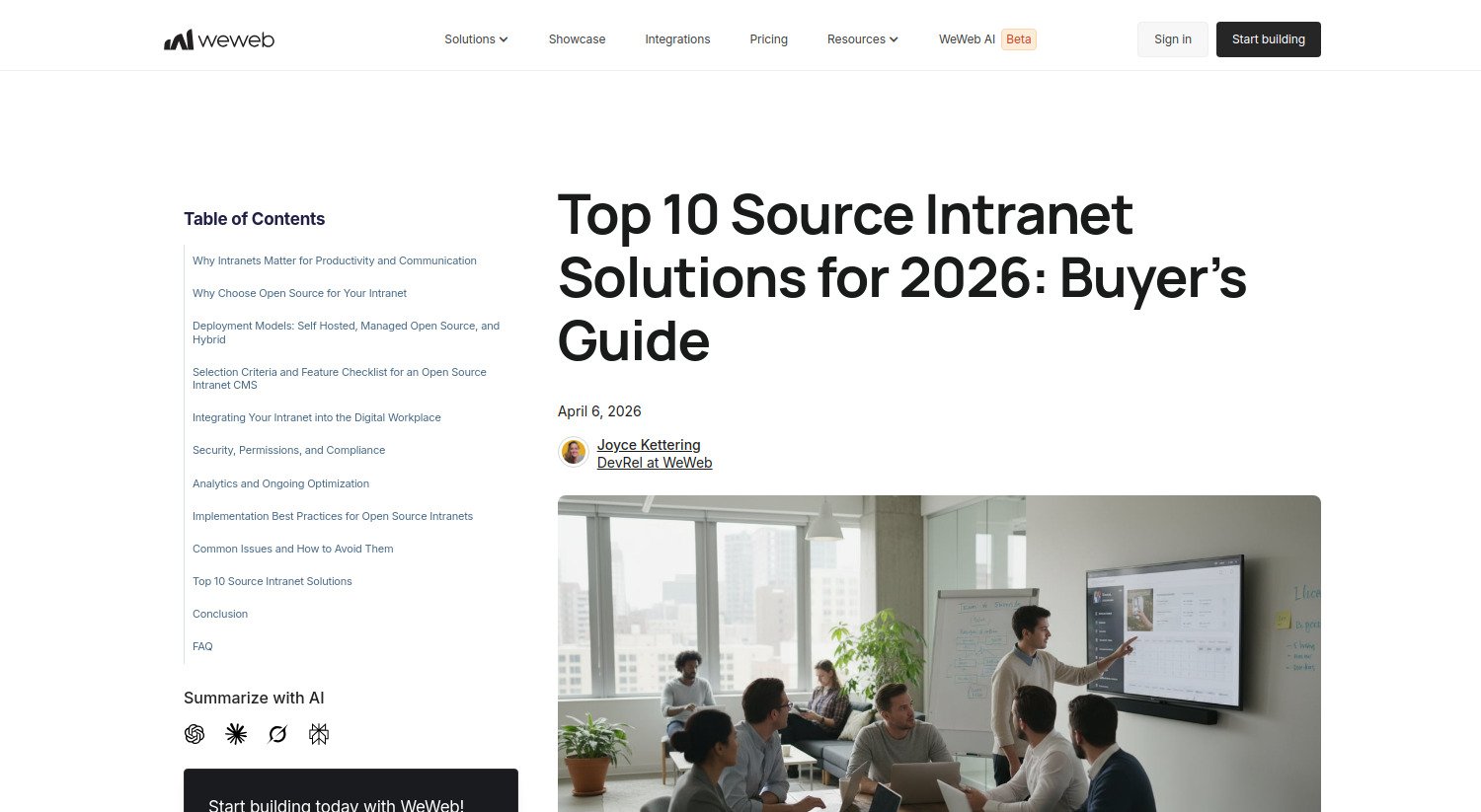 Top 10 des solutions intranet open source en 2026 : le guide immanquable pour choisir LA bonne plateforme