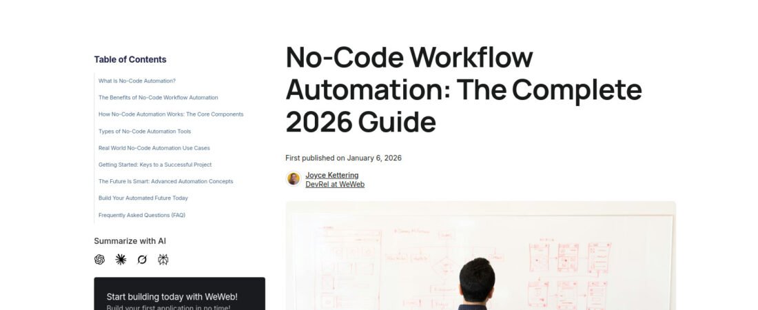 Automatisation No-Code : Le Guide Incontournable pour Booster vos Workflows en 2026