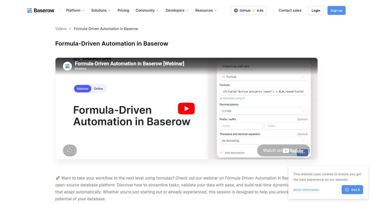 Découvrez les Automatisations Pilotées par Formules dans Baserow : Boostez Vos Workflows Comme Jamais !