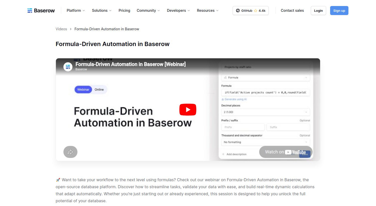 Formules magiques et automatisations : Découvrez comment Baserow révolutionne vos bases de données