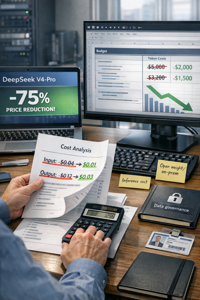 DeepSeek V4-Pro : -75 % sur le prix du LLM, coup de génie ou fausse bonne affaire pour les entreprises ?