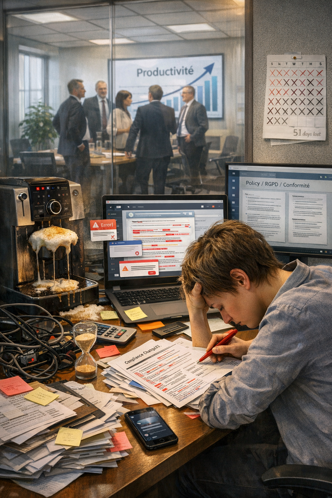 IA en entreprise : la promesse de productivité… et ces 51 jours par an perdus à corriger ses boulettes