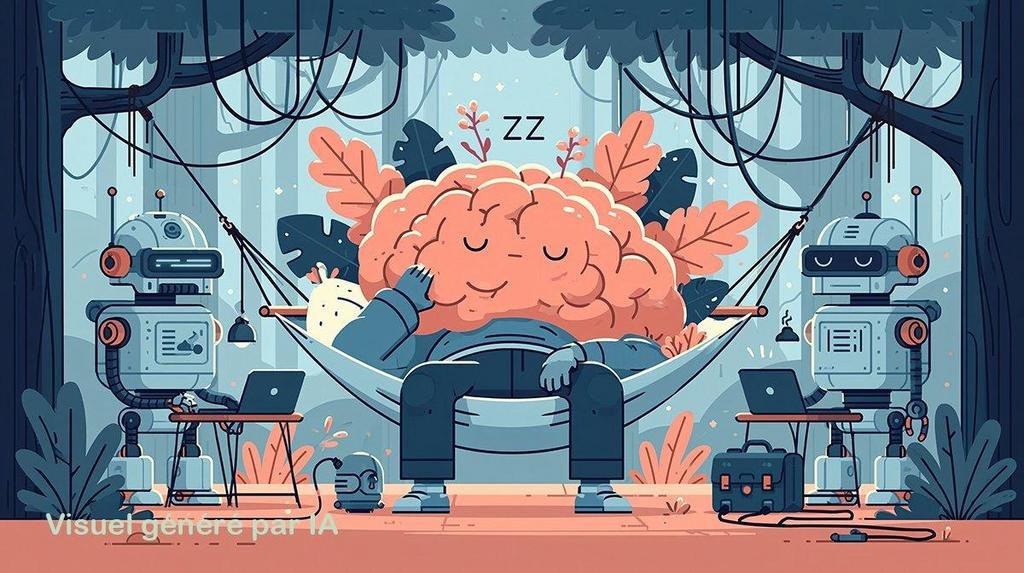 IA et cerveau : le MIT tire la sonnette d’alarme (jusqu’à 55% d’activité en moins) et voici comment éviter le mode zombie