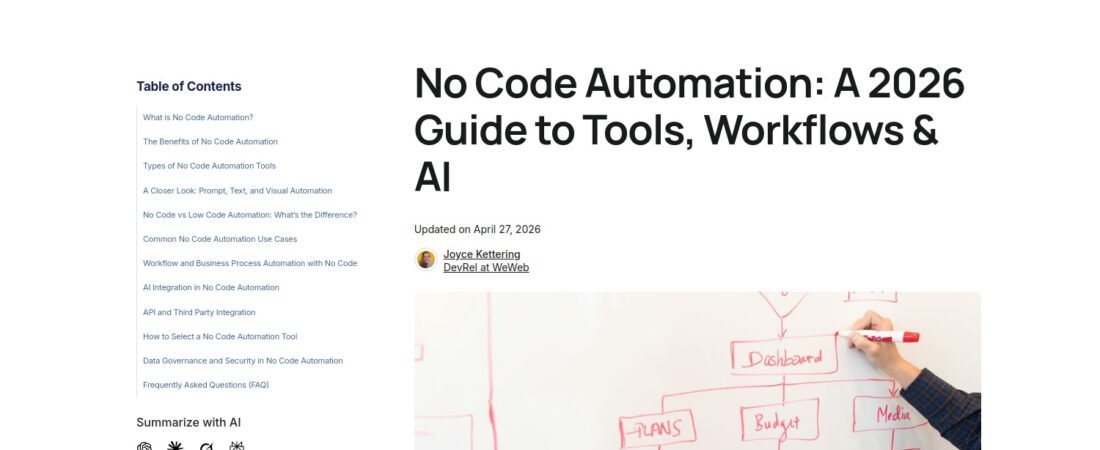 No Code Automation en 2026 : L’incroyable révolution des outils, workflows & IA à portée de tous !