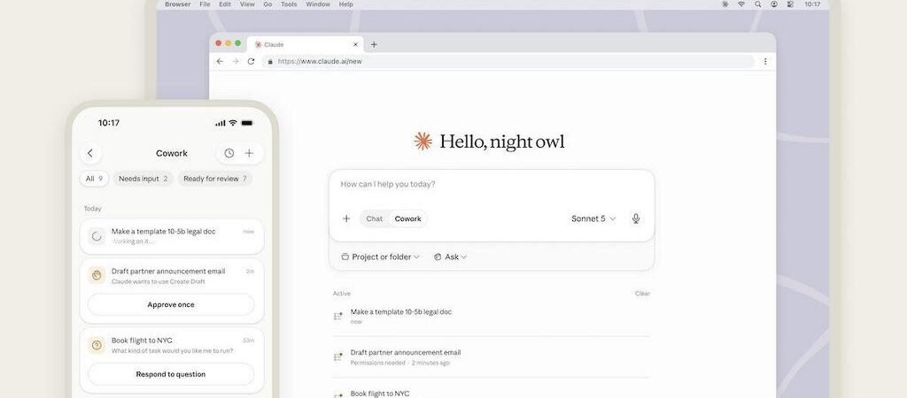 Claude Cowork arrive sur web et mobile : l’agent IA d’Anthropic veut travailler même quand votre ordinateur dort